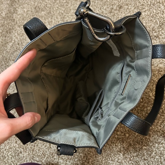 Lululemon Now and Always Tote Crossbody Bag Mini 8L Black / Tan, no longer sold! - Picture 4 of 4